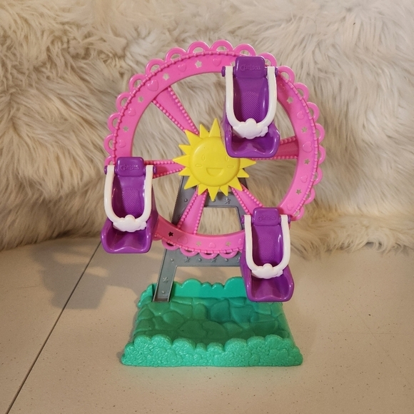 Barbie Other - Barbie Mattel Club Chelsea Doll Carnival Playset Ferris Wheel Toy